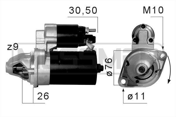 MESSMER 220662A: Starter 1,2kW