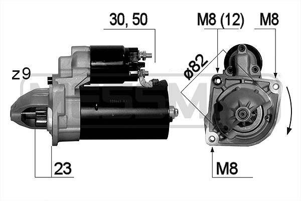 MESSMER 220663A: Starter 2,5kW