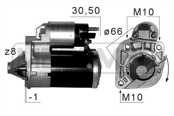 MESSMER 220668A: Starter 0,8kW