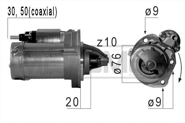 MESSMER 220672A: Starter 1,4kW