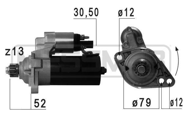MESSMER 220673A: Starter 2,2kW