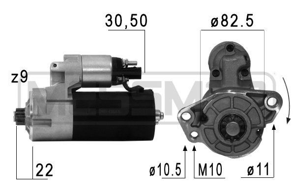 MESSMER 220683A: Starter 2kW