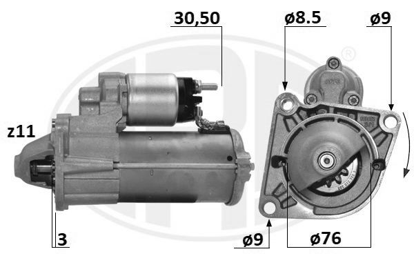 MESSMER 220687A: Starter 1,4kW