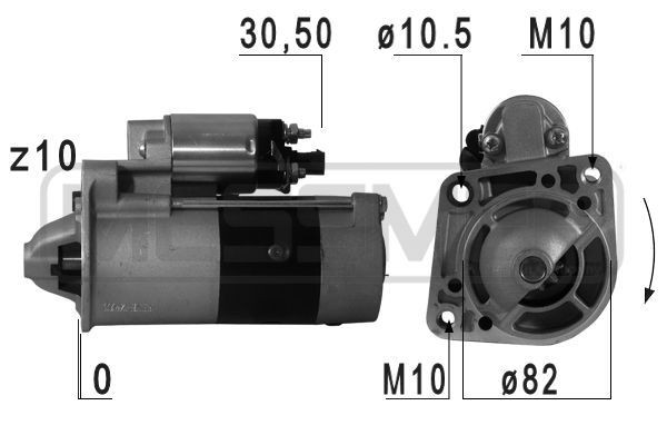 MESSMER 220692A: Starter 2,0kW