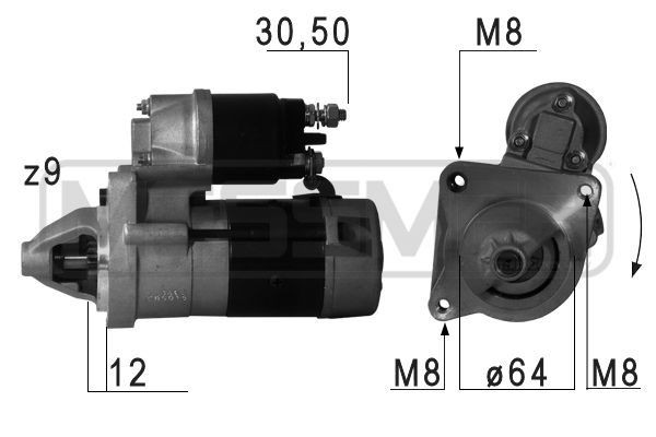 MESSMER 220693A: Starter 1,4kW
