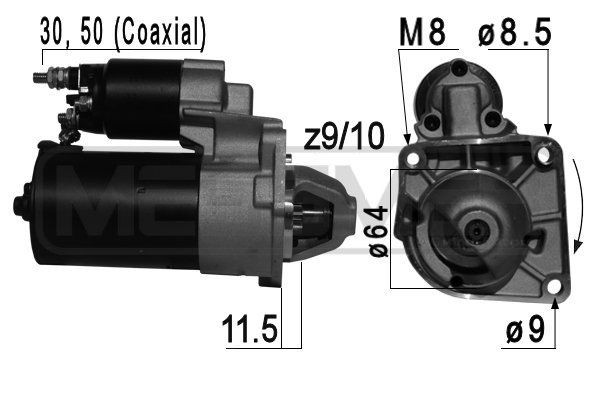 MESSMER 220697A: Starter 1,1kW