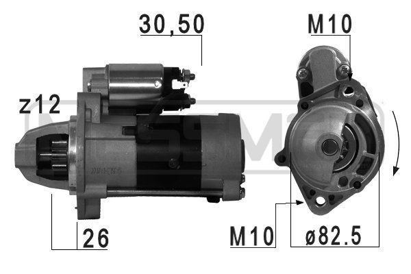 MESSMER 220710A: Starter 2,2kW