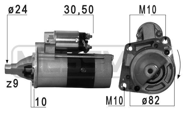 MESSMER 220711A: Starter 2,2kW