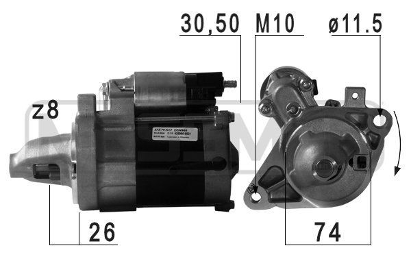MESSMER 220723A: Starter 0,8kW