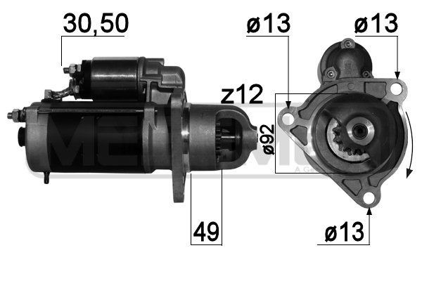MESSMER 220726A: Starter 4kW