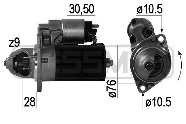 MESSMER 220755A: Startér 1,1kW
