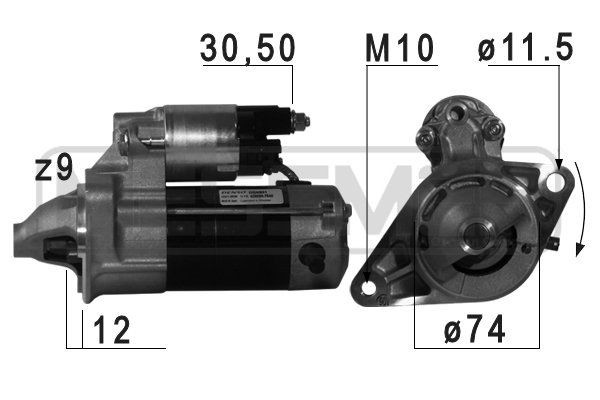 MESSMER 220759A: Starter 1kW