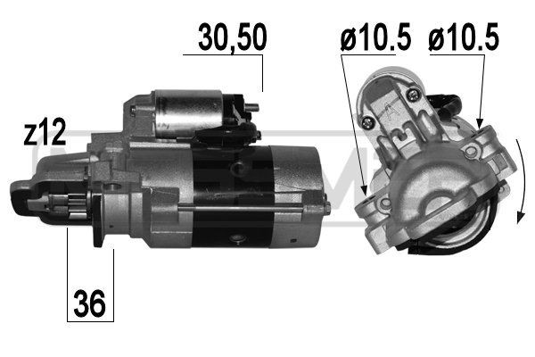 MESSMER 220865A: Starter 2,5kW