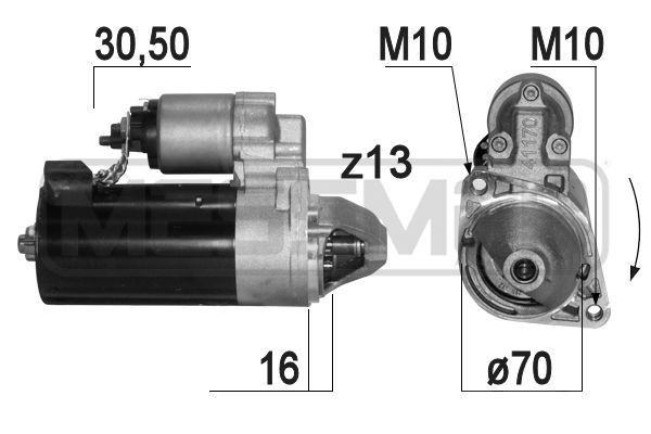 MESSMER 220868A: Starter 2,5kW