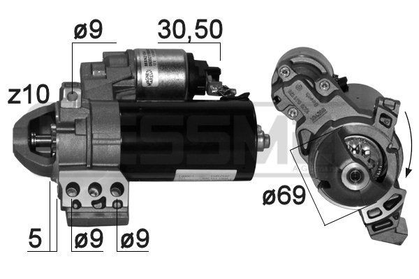 MESSMER 220869A: Starter 2kW