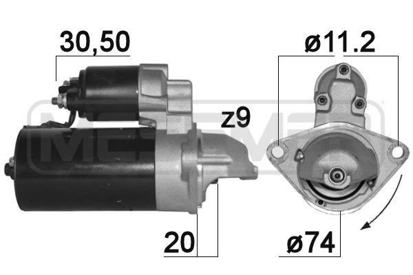 MESSMER 220888A: Starter 2kW