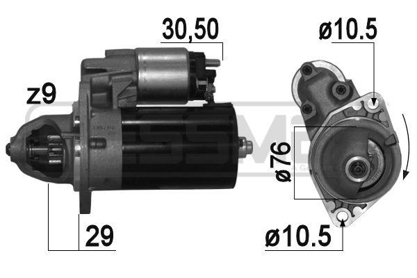 MESSMER 220909A: Starter 1,1kW