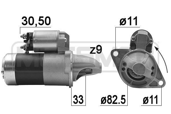 MESSMER 220929A: Starter 1,4kW