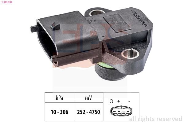 EPS 1.993.392: Andur, kompressorirõhk Made in Italy - OE Equivalent