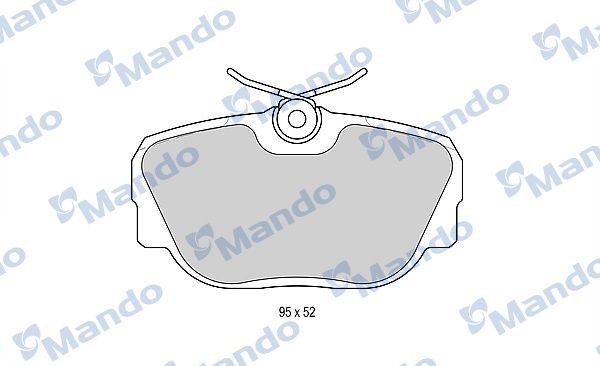 Mando EBC00008K: Sidurikomplekt