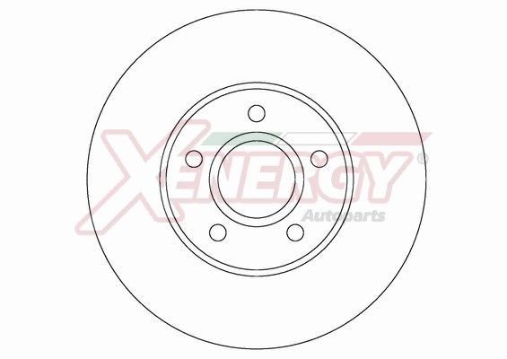 AP XENERGY X602732: Piduriketas Ø: 278mm, õhutusega, Ø: 278mm, värvitud