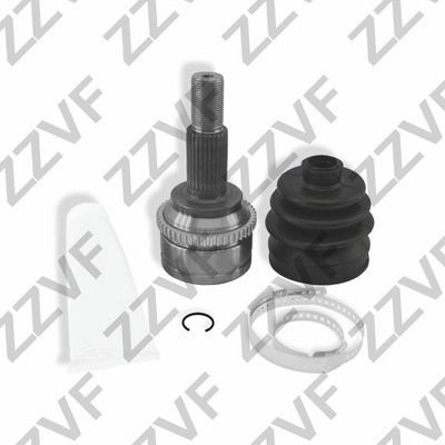 ZZVF ZVRC325: Kit giunti semiasse lato ruota, Assale posteriore, con anello sensore ABS
