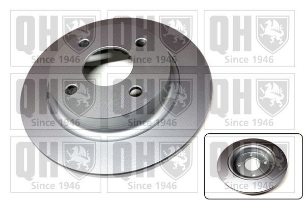 QUINTON HAZELL BDC6158: Disc de frână Ř: 253mm, plin, Ř: 253mm
