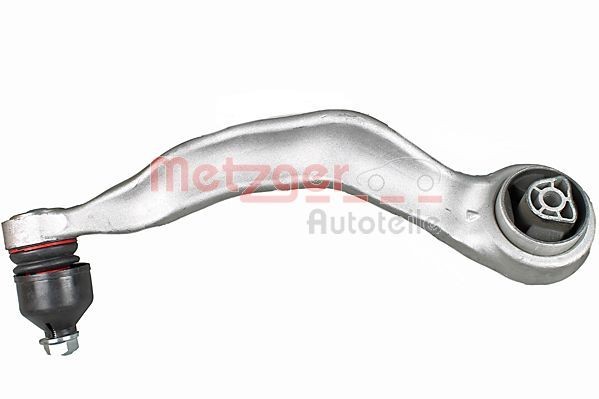 METZGER 58113701: Brat, suspensie roata COMPETENCE KIT GREENPARTS Axa fata stanga, partea de jos, fata, cu articulatie de sarcina/ghidare, cu bucsa de cauciuc