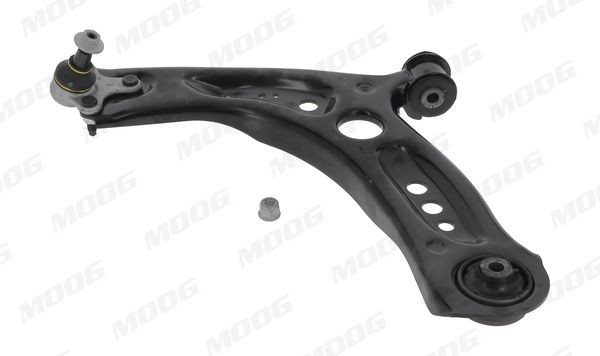 MOOG AU-WP-15653: Bærearm stålplate, for aluminium-styrespindel, med gummifeste