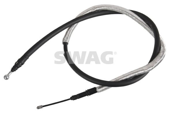 SWAG 33 10 0611: Cablu, frana de parcare spate stanga, spate dreapta, 1614mm