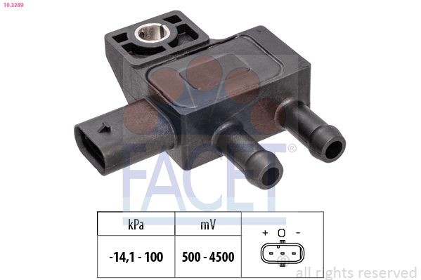 FACET 10.3389: Õhusurveandur, Made in Italy - OE Equivalent