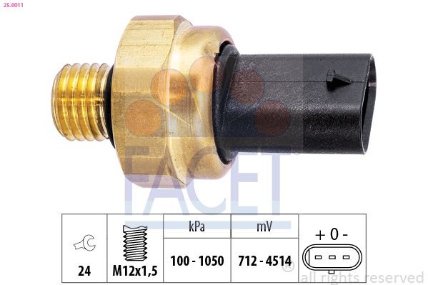FACET 23.0060: EGR-klapp Made in Italy - OE Equivalent