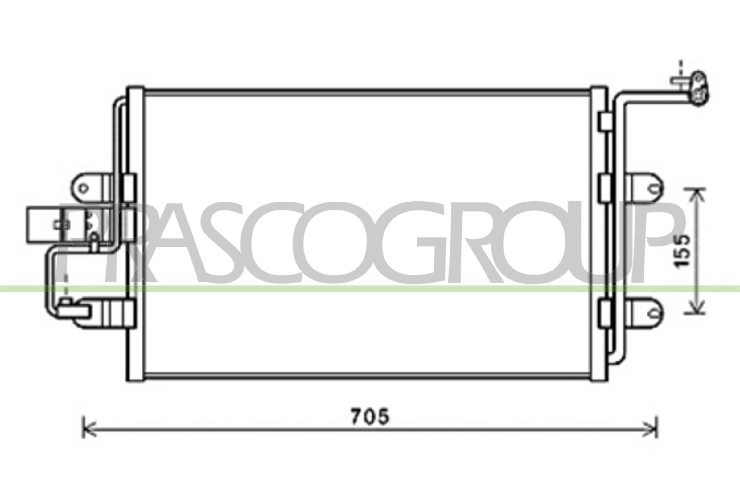 PRASCO AD016C003: Kondensaator, kliimaseade AQ
