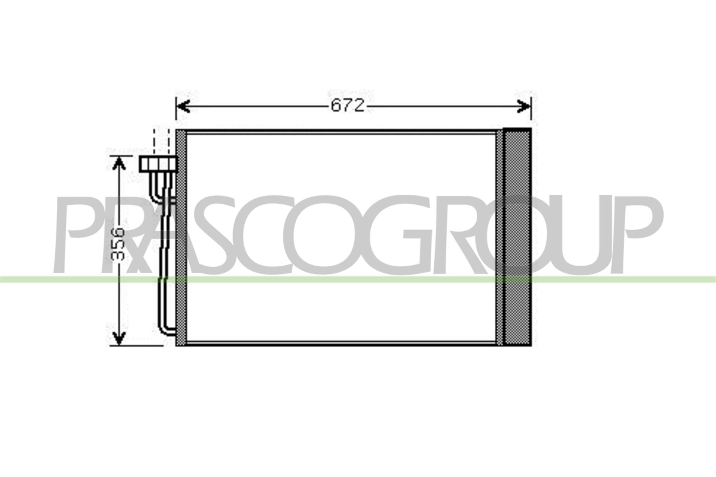 PRASCO BM046C001: Condensator, climatizare AQ cu uscator
