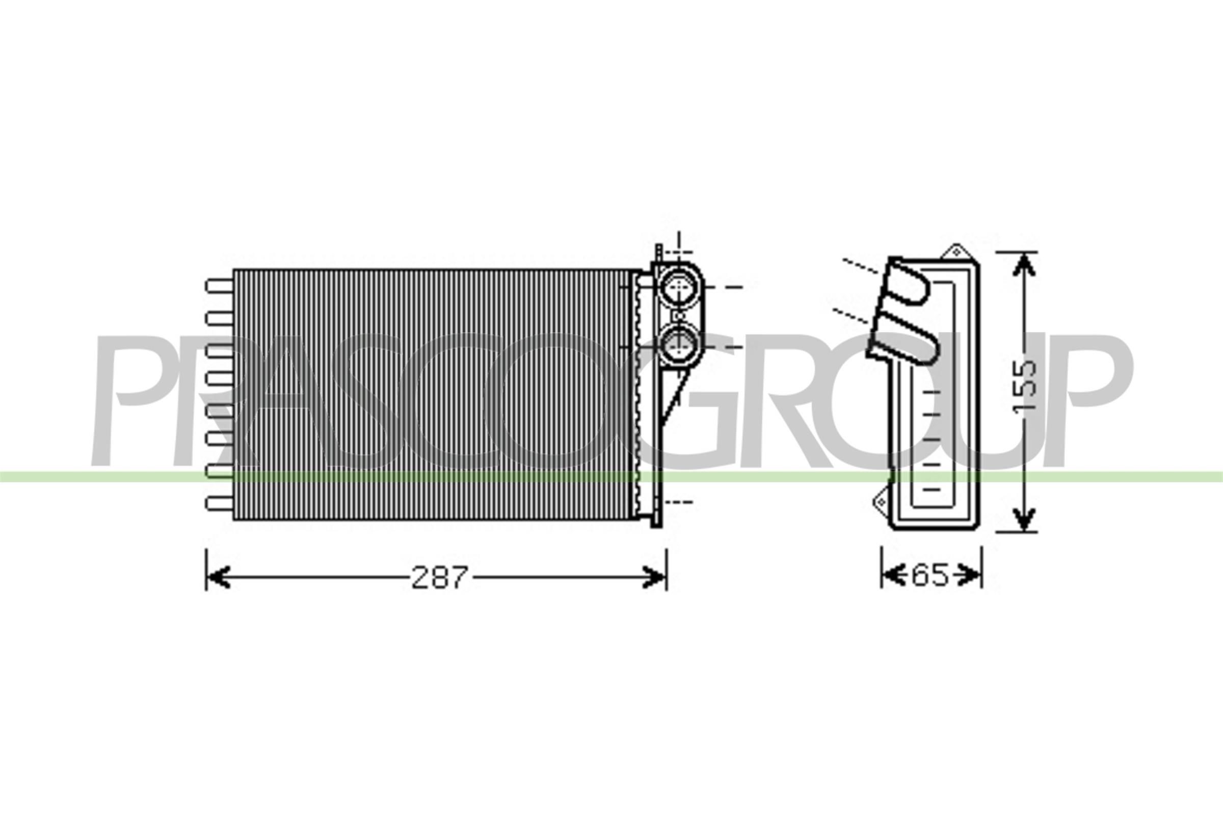 PRASCO CI304H001: Schimbator caldura, incalzire habitaclu AQ