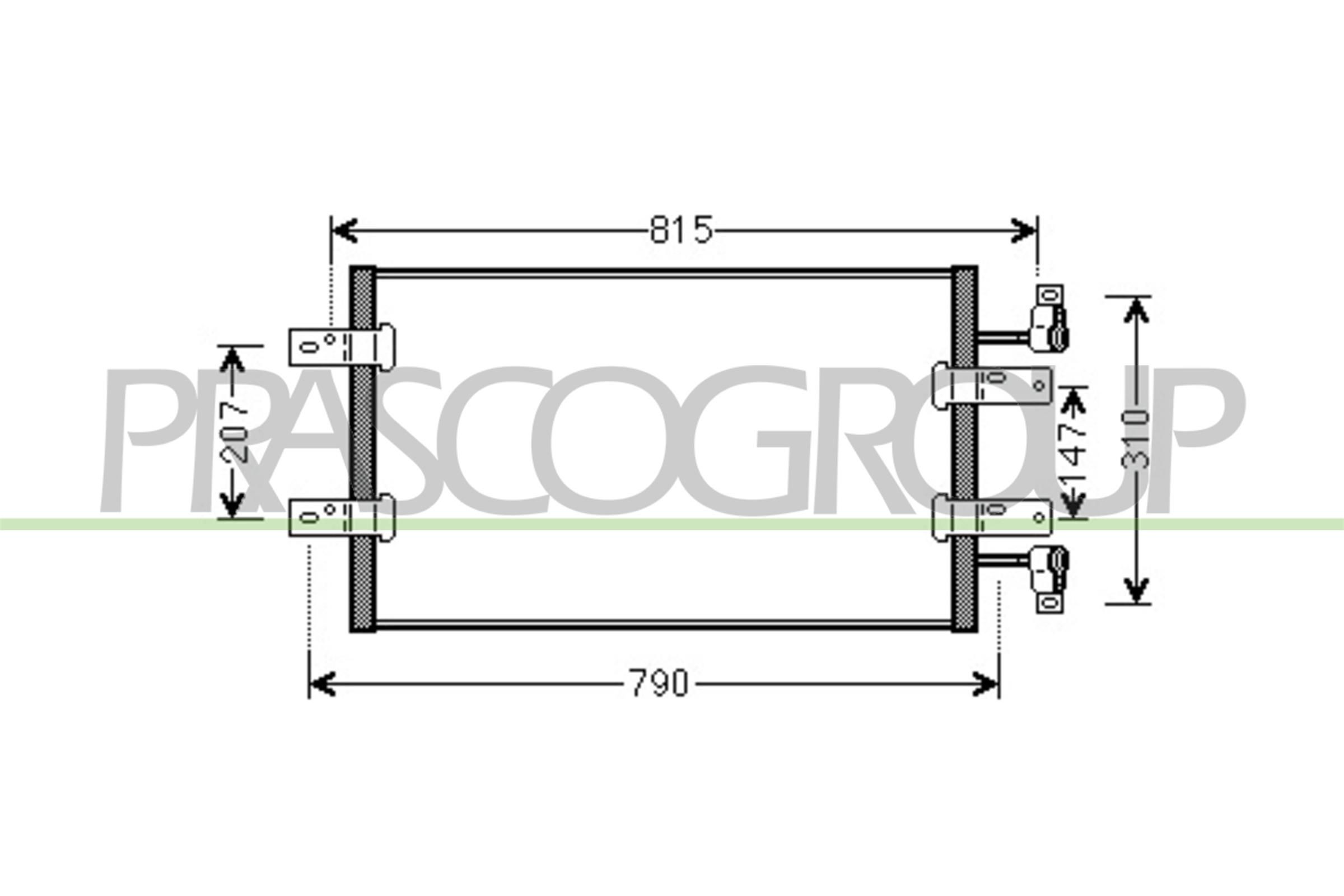 PRASCO DS952C002: Kondensaator, kliimaseade AQ