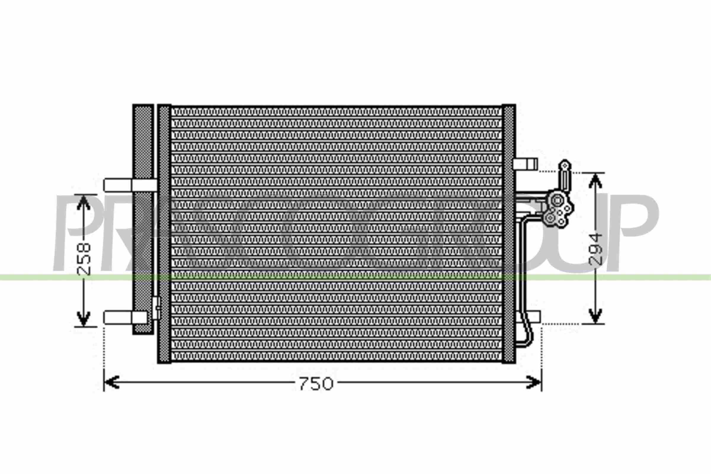 PRASCO FD110C002: Condensator, climatizare AQ cu uscator