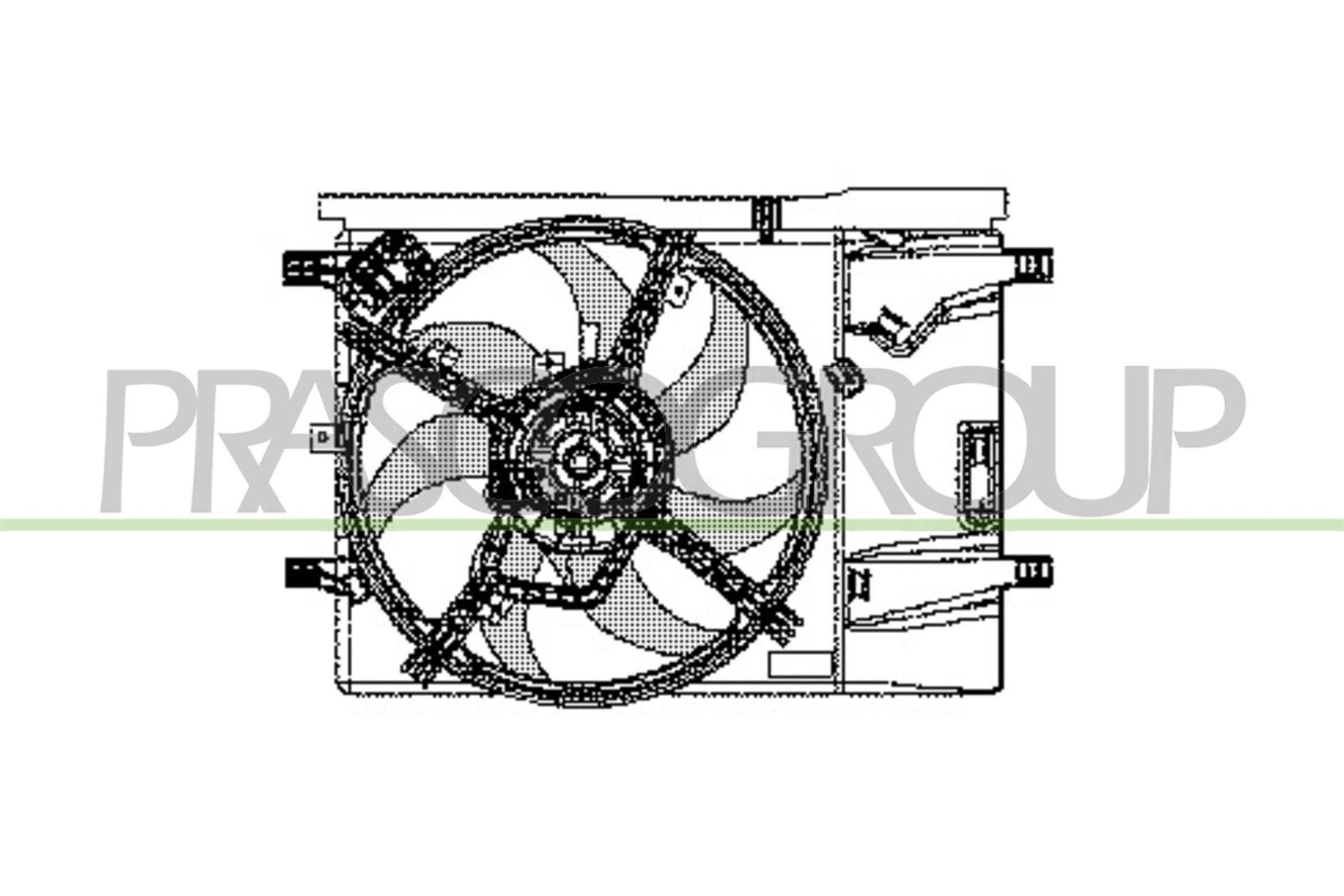 PRASCO FT342F006: Radiaatori ventilaator AQ 390mm