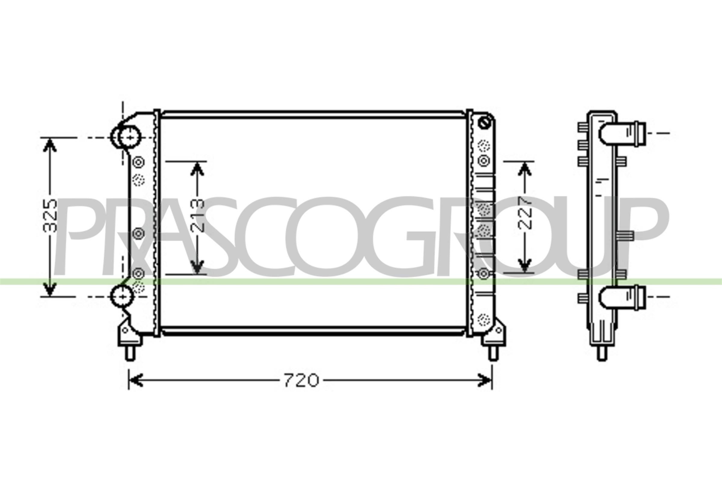 PRASCO FT908R002: Radiator, racire motor AQ