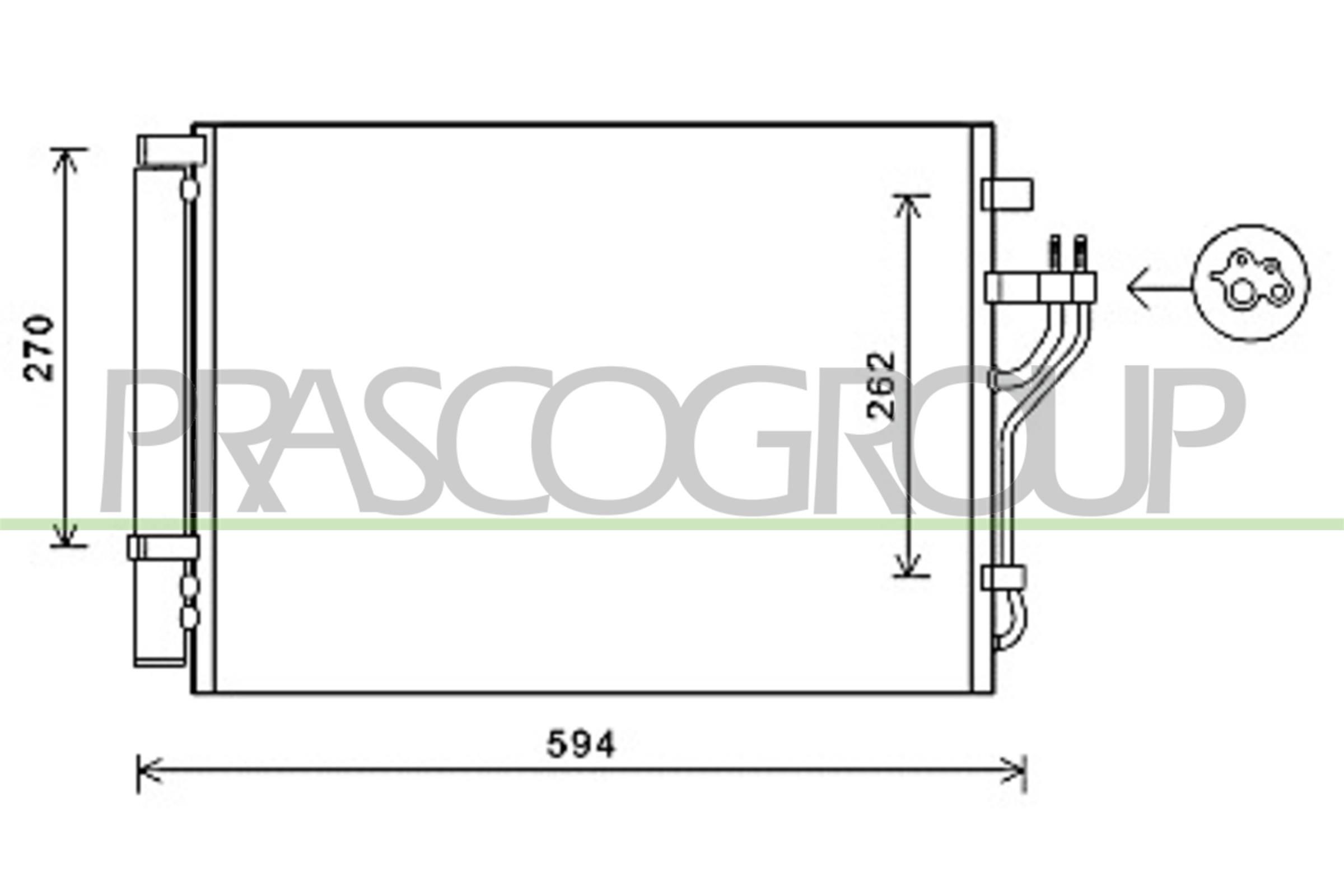 PRASCO HN804C002: Condensator, climatizare AQ cu uscator