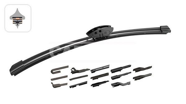 CARPRISS 79041243: Lamelă ștergător pe ambele parti, 430mm, cu adaptor specific vehiculului