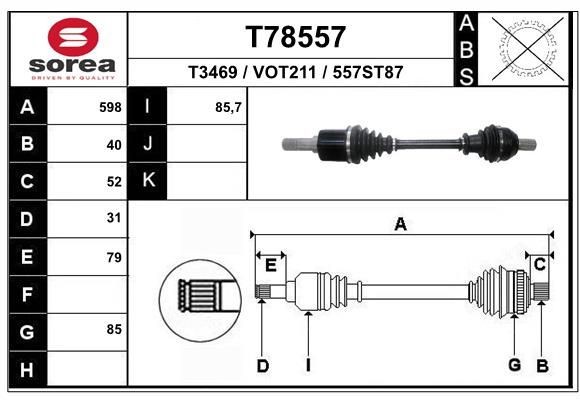 EAI T78557: Planetara 598mm