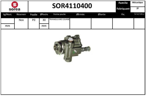 SNRA SOR4110400: Pompă de servodirecție