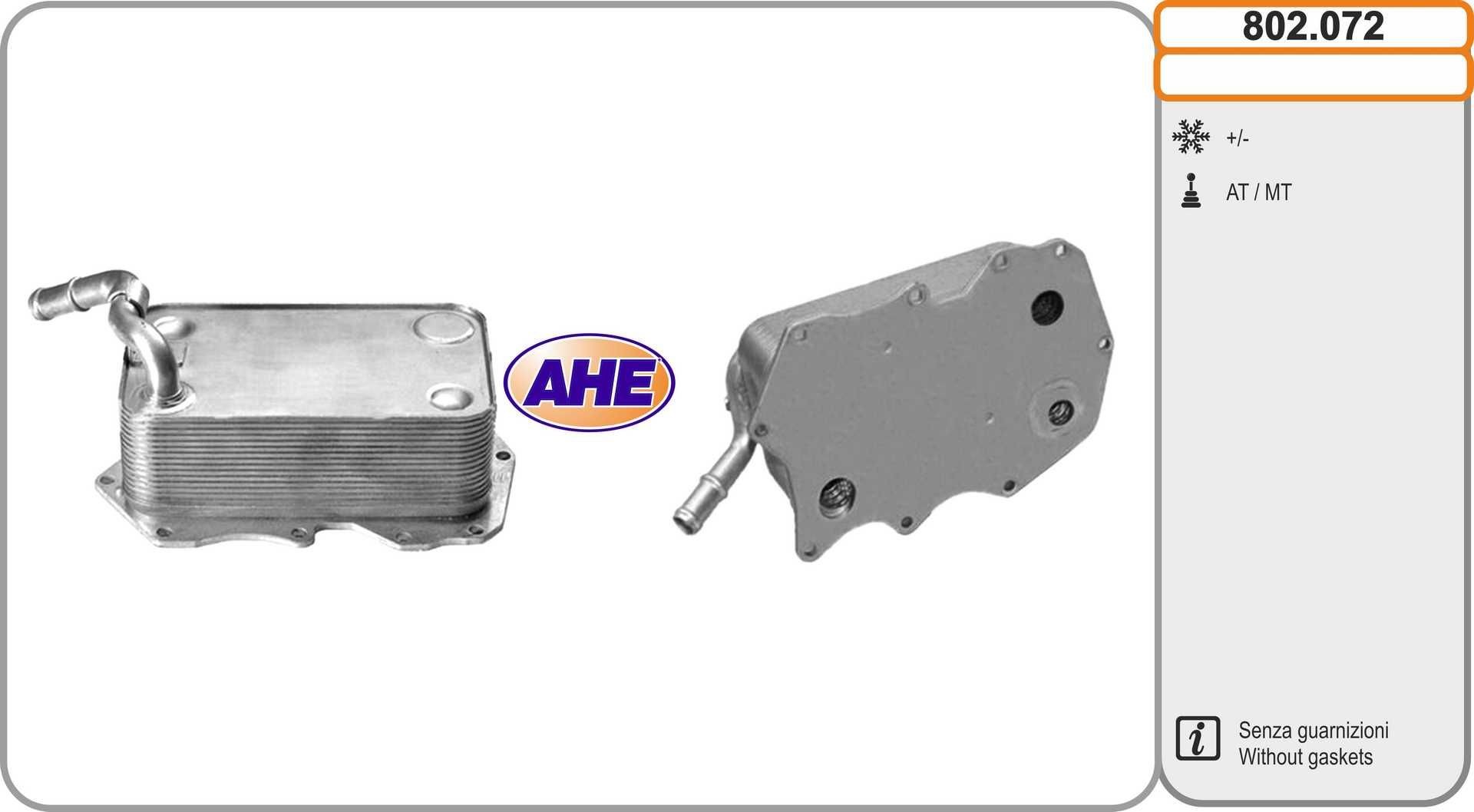 AHE 802.072: Radiator ulei, ulei motor