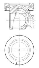 KOLBENSCHMIDT 40834601: Piston