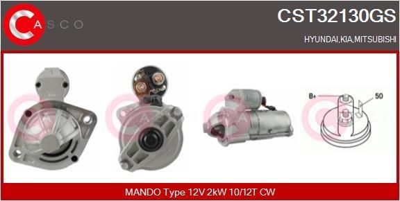 CASCO CBW74041GS: Vnútorný ventilátor 12V