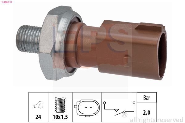 EPS 1.800.217: Õlisurvelülitus Made in Italy - OE Equivalent