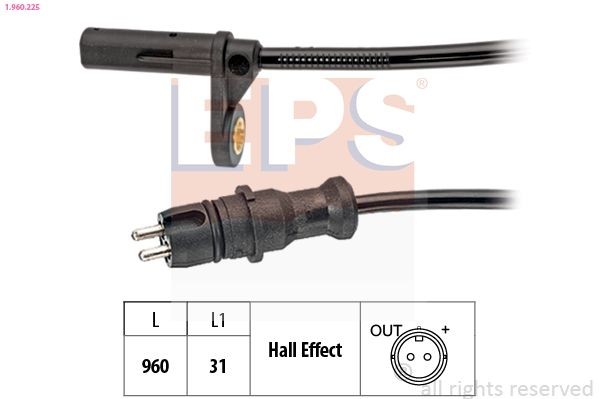 EPS 1.960.225: Andur, rattapöörete arv Made in Italy - OE Equivalent