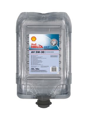 SHELL 550048288: Mootoriõli Tellus S2 MX 22 20l, 5W-30 Helix, HX7 Prof AV