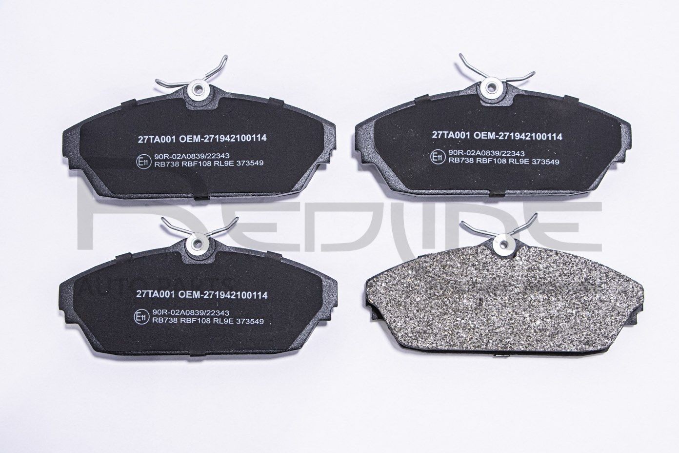 RED-LINE 27TA001: Piduriklotsid Esisild
